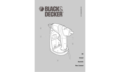 Black and Decker 496011-00 User Manual