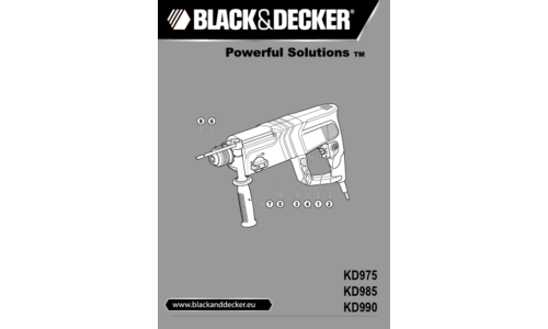 Black And Decker KD975 User Manual