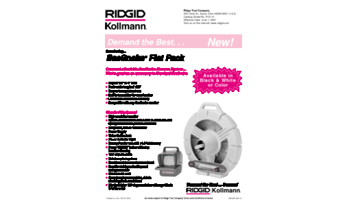 RIDGID Camera System SeeSnake User Manual