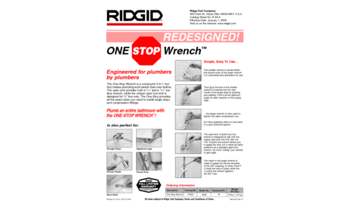 RIDGID 2002 User Manual