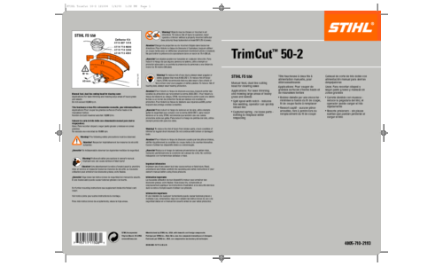 Stihl TrimCut 50-2 User Manual