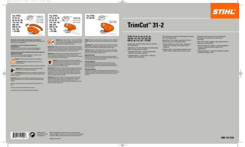 Stihl TrimCut 31-2 User Manual