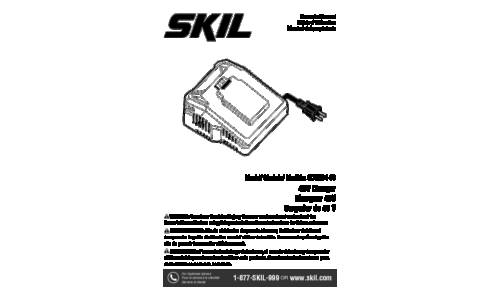 Skil SC5364 Battery Charger User Manual