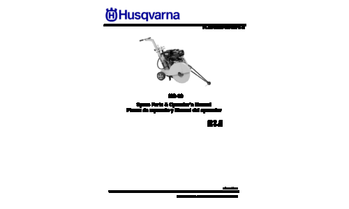 Husqvarna 0M IPL MC18 Husqvarna EN 2007-09 User Manual