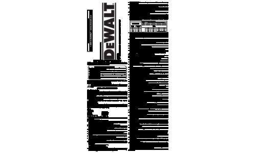 DeWalt Saw DWS780 User Manual