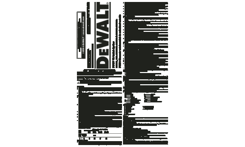 DeWalt Saw DW331 User Manual