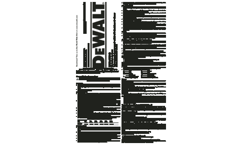 DeWalt Saw DW321 User Manual