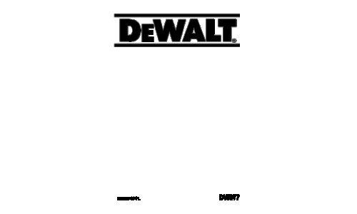 DeWalt DW077 User Manual