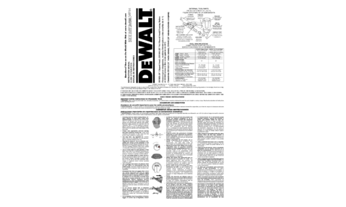 DeWalt D51823, D51845 Nailer User Manual
