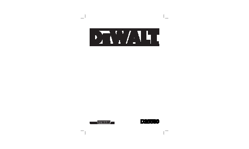 DeWalt D25580 Technical data