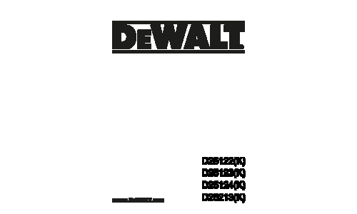 DeWalt D25123 User Manual