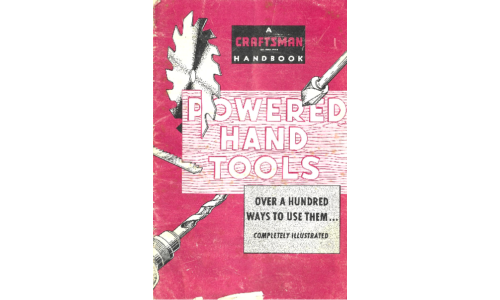 A Craftsman Handbook - Powered Hand Tools - 1960