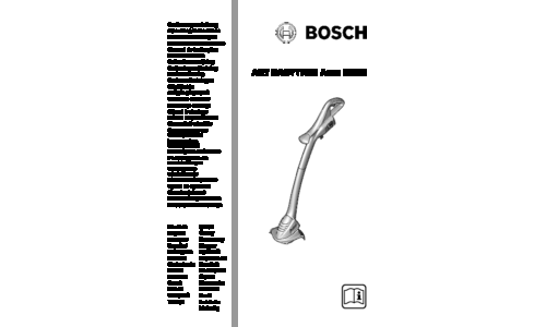 Bosch Power Tools Trimmer ART EASYTRIM Accu NIMH User Manual
