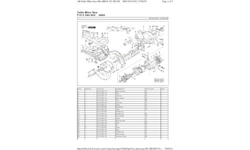 Bosch Power Tools Saw F 012 380 002 3800 User Manual