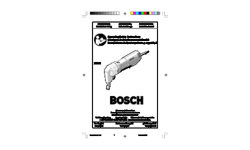 Bosch Power Tools Drill 1529B User Manual