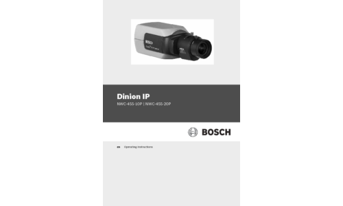 Bosch Power Tools Digital Camera NWC45510P User Manual
