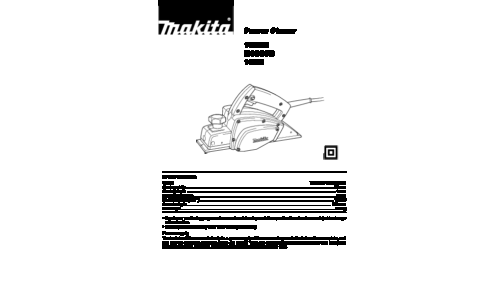 Makita 1902 User Manual