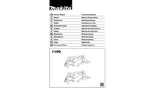 Makita 1100(MJ) User Manual