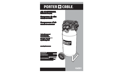 Porter-Cable 1000002853 User Manual