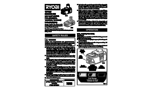 Ryobi 140501005 User Manual