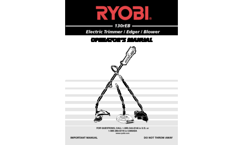 Ryobi 130rEB User Manual