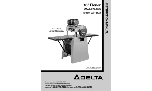 Delta 22-785 User Manual
