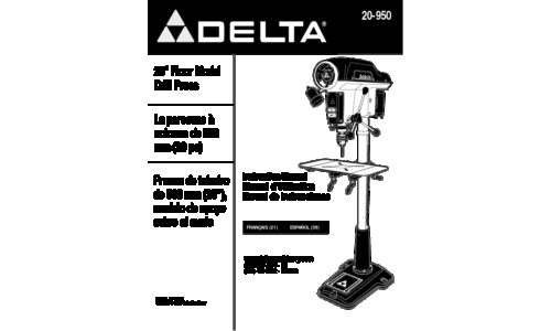 Delta 20-950 User Manual