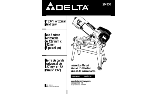 Delta 20-330 User Manual