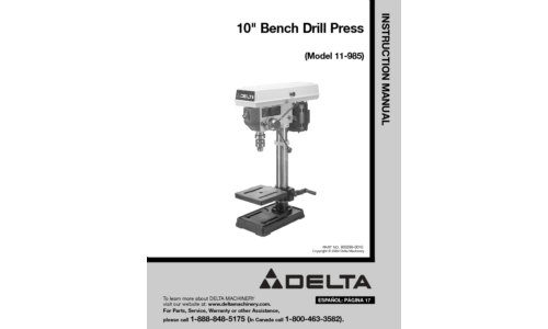Delta 11-985 User Manual